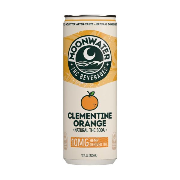 Moonwater Natural Hemp-Derived D9 THC Infused Soda | 12fl oz Can | 24ct Case - Image 2