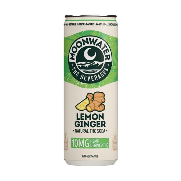 Moonwater Natural Hemp-Derived D9 THC Infused Soda | 12fl oz Can | 24ct Case - Image 5
