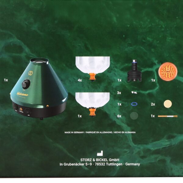 Storz & Bickel Volcano Classic Vaporizer - 25 Year Green & Gold Limited Edition - Image 7