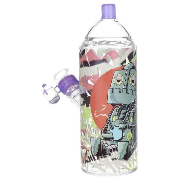 Pulsar Graffiti Series Spray Paint Glass Water Pipe Set / 7.5" / 14mm F - Image 9