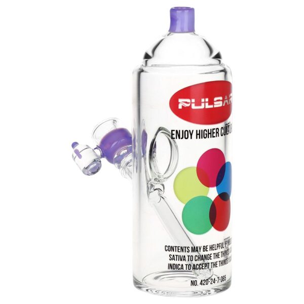 Pulsar Graffiti Series Spray Paint Glass Water Pipe Set / 7.5" / 14mm F - Image 12