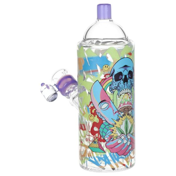 Pulsar Graffiti Series Spray Paint Glass Water Pipe Set / 7.5" / 14mm F - Image 15