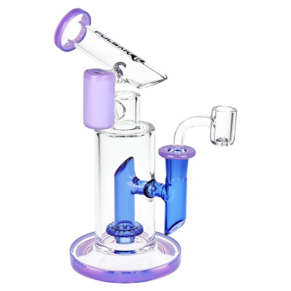 Pulsar Bicolor Fractured Tower Glass Dab Rig | 8" | 14mm F - Image 5
