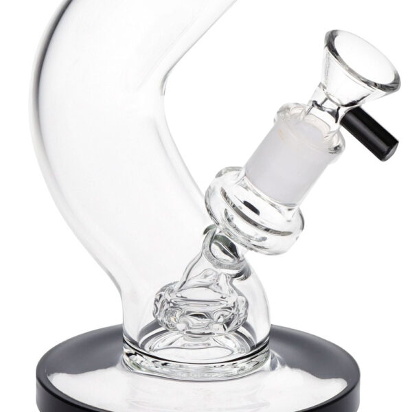 SeshGear Hip Check Curved Glass Water Pipe | 7.75" | 14mm F - Image 6