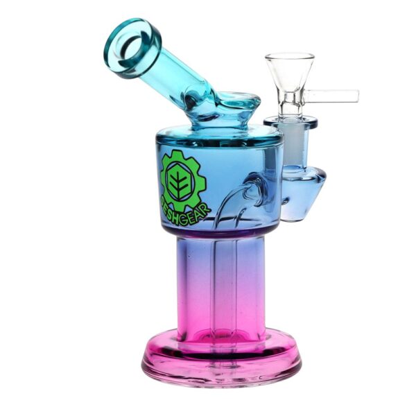 SeshGear Roboto Ombre Glass Water Pipe | 5.25" | 10mm F - Image 2