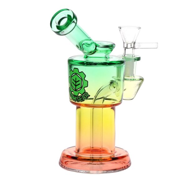 SeshGear Roboto Ombre Glass Water Pipe | 5.25" | 10mm F - Image 3