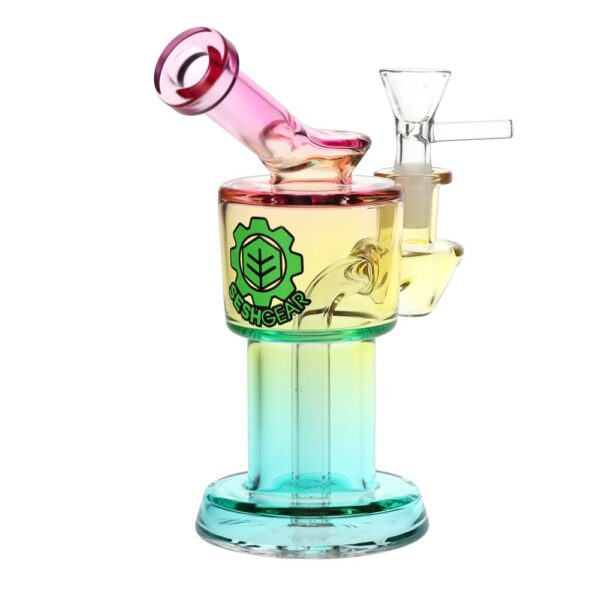 SeshGear Roboto Ombre Glass Water Pipe | 5.25" | 10mm F - Image 4