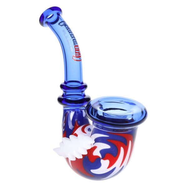 Grateful Dead x Pulsar Bolt Handle Wig Wag Glass Sherlock Pipe - 5" - Image 4