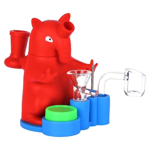 Take A Dab Anteater All-in-One Station Silicone Dab Rig - 4.25" / 14mm F / Colors Vary - Image 2
