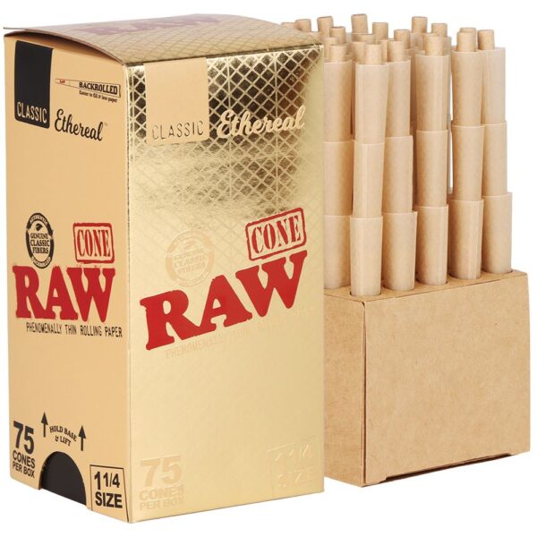RAW Ethereal Cones | 75pc Box - Image 2