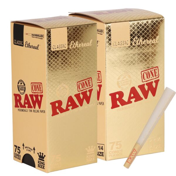 RAW Ethereal Cones | 75pc Box - Image 3