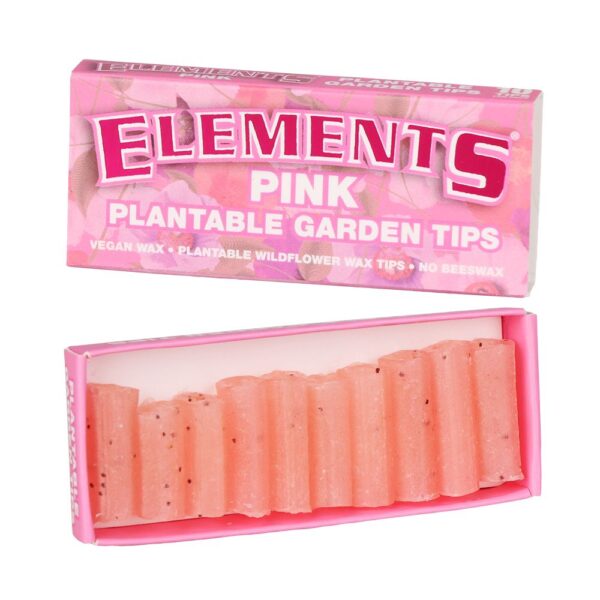 Elements PINK Plantable Garden Tips | 10pc | 20ct Display