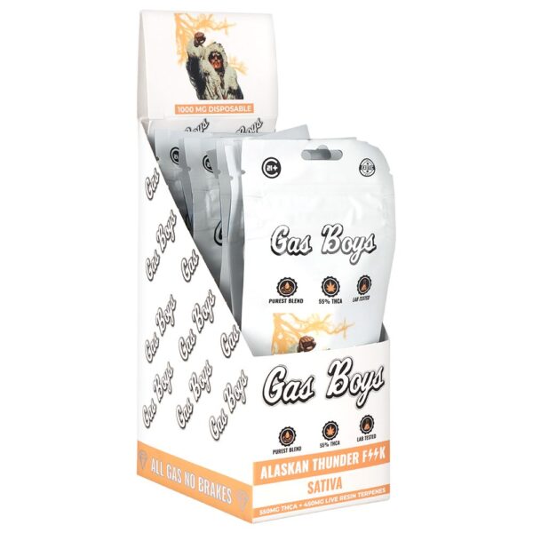 Gas Boys THCA Disposable Vape | 1g | 10ct Display - Image 2