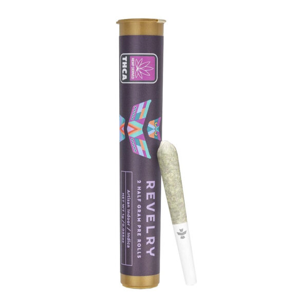 Revelry Premium Indoor THCA Pre-Rolls | 0.5g | 2pc Pack - Image 2