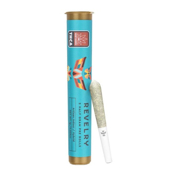 Revelry Premium Indoor THCA Pre-Rolls | 0.5g | 2pc Pack - Image 7