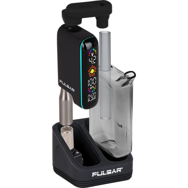 Pulsar DL 5.0 Bubbler Dab Kit with Wax Atomizer - 1000mAh / Black - Image 4