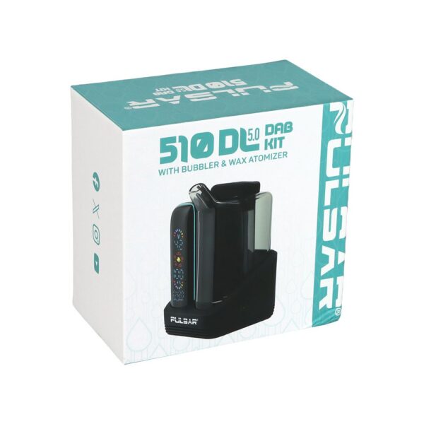Pulsar DL 5.0 Bubbler Dab Kit with Wax Atomizer - 1000mAh / Black - Image 7