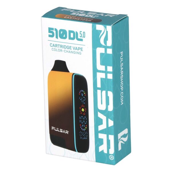 Pulsar 510 DL 5.0 Precision Voltage Control LCD Screen Vape Bar | Thermo Series | 1000mAh - Image 9