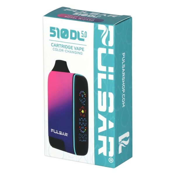 Pulsar 510 DL 5.0 Precision Voltage Control LCD Screen Vape Bar | Thermo Series | 1000mAh - Image 14