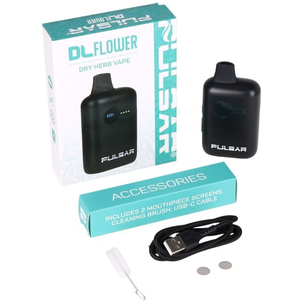 Pulsar DL Flower Dry Herb Vape - 1200 mAh / Black - Image 9