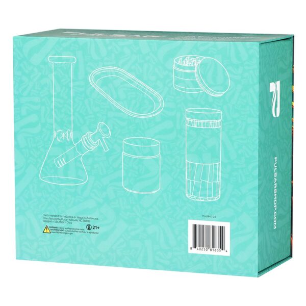 Pulsar Design Series Beaker Water Pipe Smoker's Kit | 7.75" - Image 34