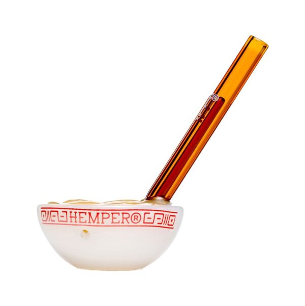 Hemper Ramen Glass Hand Pipe - 3.25" - Image 2