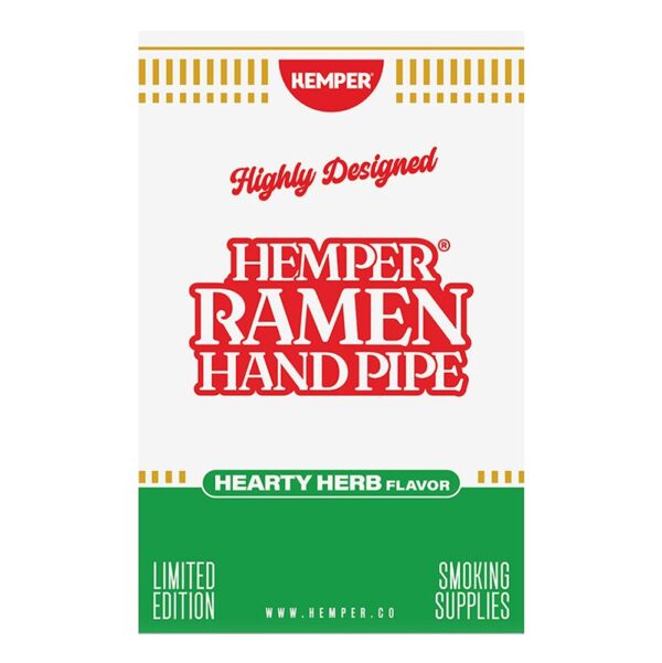 Hemper Ramen Glass Hand Pipe - 3.25" - Image 5