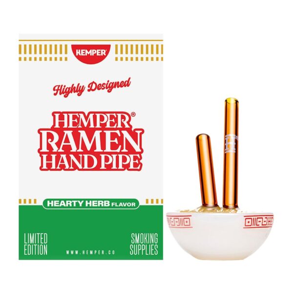 Hemper Ramen Glass Hand Pipe - 3.25" - Image 4