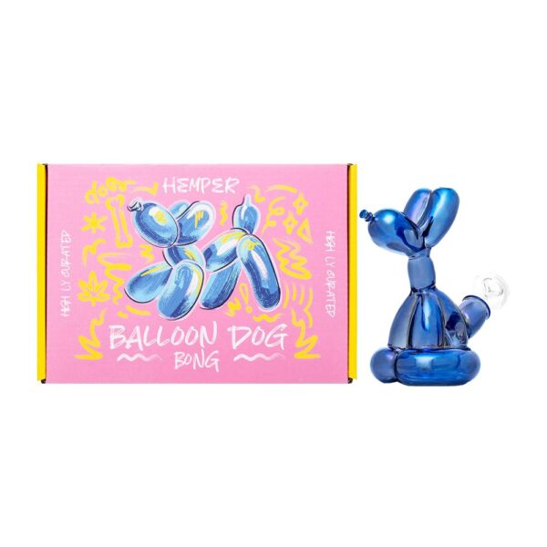 Hemper Balloon Dog Glass Water Pipe - 5.5" / 14mm F - Image 6