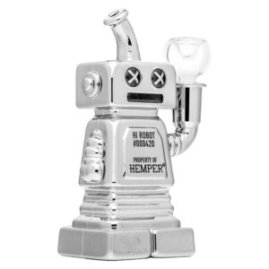 Hemper Hi-Robot Glass Water Pipe - 5.9" / 14mm F
