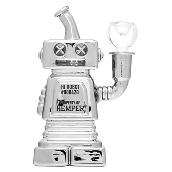 Hemper Hi-Robot Glass Water Pipe - 5.9" / 14mm F - Image 3