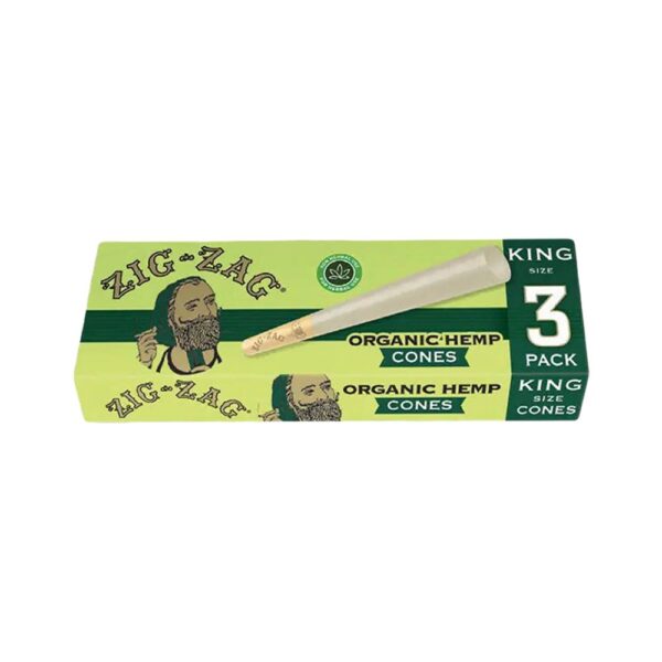 Zig Zag Organic Hemp Cones | 24pk Display - Image 4