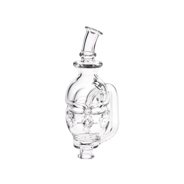 Pulsar Fab Egg Bubbler Glass Mouthpiece Attachment for Puffco Pivot - 5" / Clear - Image 2