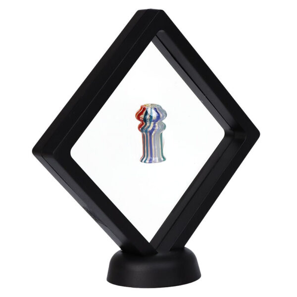 Pulsar Rainbow w/ Opal Glass Mouthpiece Attachment for Puffco Pivot w/ Display Stand - Colors Vary - Image 4