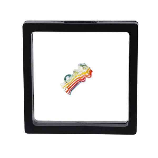 Pulsar Rainbow w/ Opal Glass Mouthpiece Attachment for Puffco Pivot w/ Display Stand - Colors Vary - Image 5