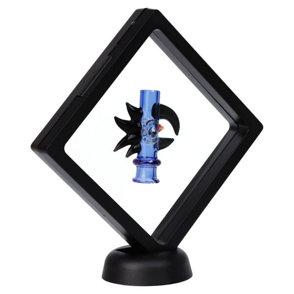 Pulsar Cockatoo Glass Mouthpeice Attachment for Puffco Pivot w/ Display Stand - Colors Vary - Image 3