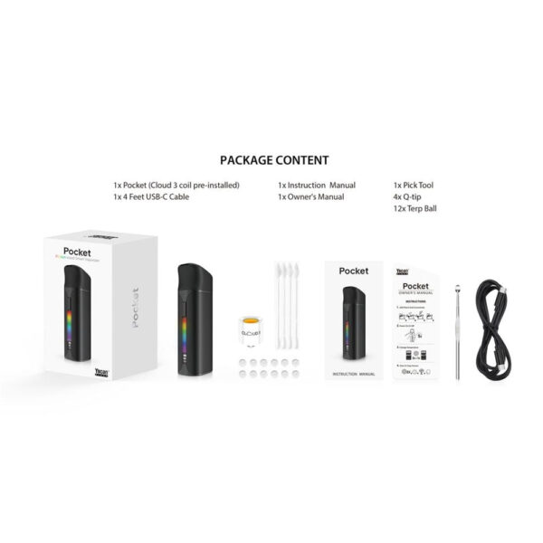 Yocan Black Pocket Concentrate Vaporizer | 1400mah - Image 9