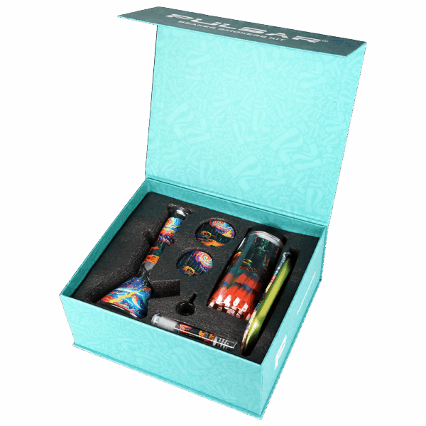 Pulsar Design Series Beaker Water Pipe Smoker's Kit | 7.75" - Image 14