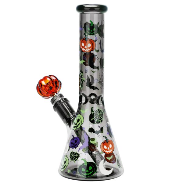 Pulsar Halloween Party Herb Pipe Glow Duo- 10" / 14mm F - Image 2
