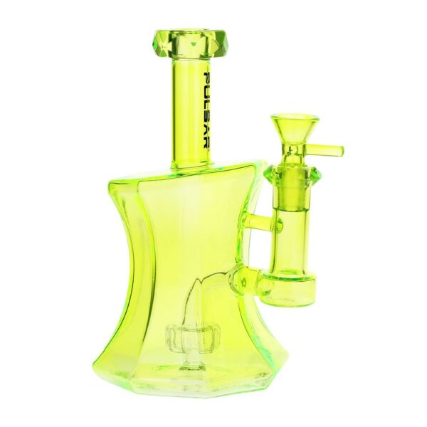 Pulsar Drippy Diamonds Glass Water Pipe | 7.5" | 14mm F - Image 3