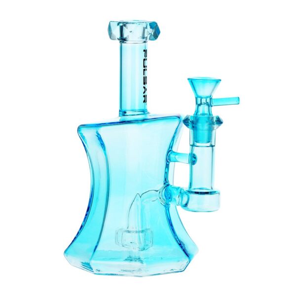 Pulsar Drippy Diamonds Glass Water Pipe | 7.5" | 14mm F - Image 2