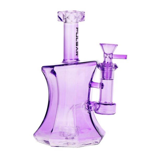 Pulsar Drippy Diamonds Glass Water Pipe | 7.5" | 14mm F - Image 4