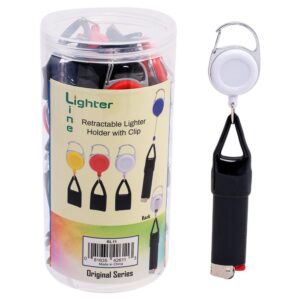 Lighter Line Retractable Lighter Holder w/ Clip - Original Series | 30ct Jar
