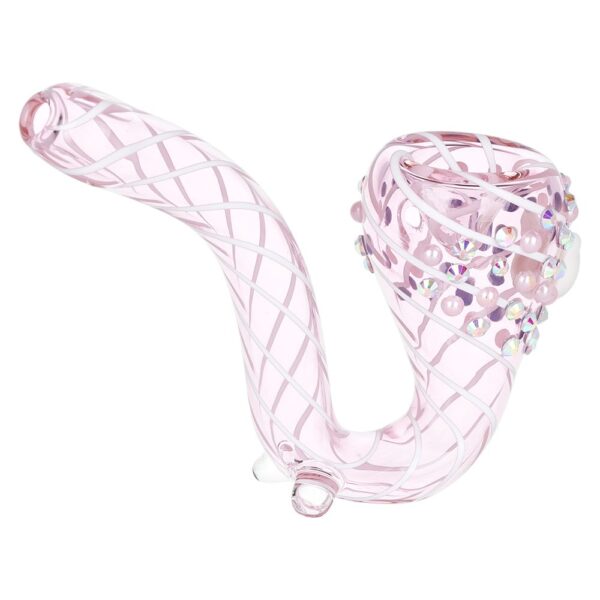 Greetings Kitty Sherlock Glass Pipe - 5.25" - Image 2