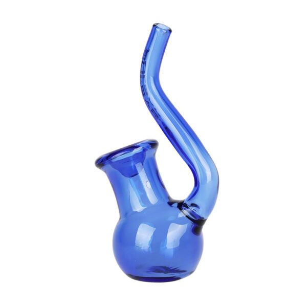 Pulsar Upright Sherlock Glass Hand Pipe - 5" / Colors Vary - Image 2