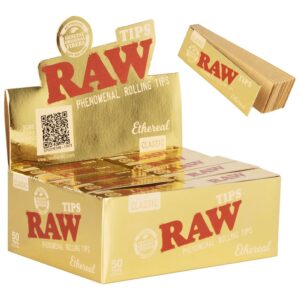 RAW Ethereal Rolling Tips - 50pc | 50ct Display