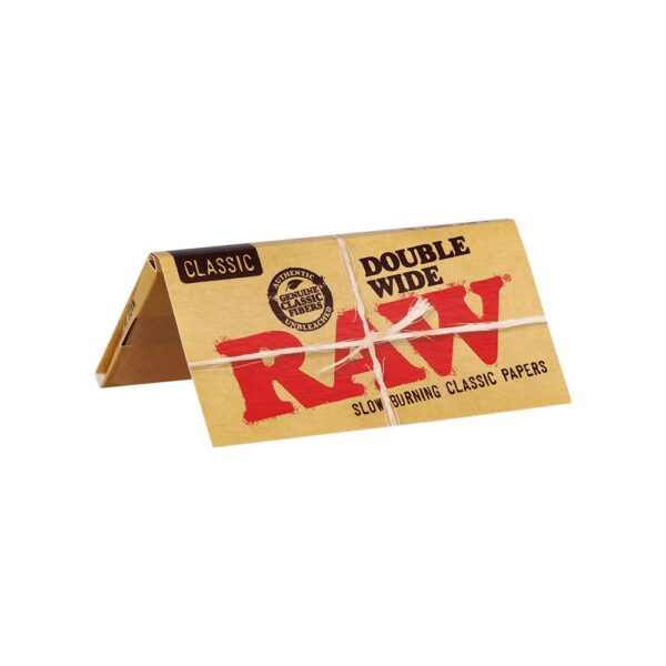 RAW Classic Double Wide Rolling Papers - 34pc | 50ct Display - Image 2