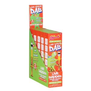 Numb THCA Live Rosin Badder Glass Syringe | 2g | 5ct Display