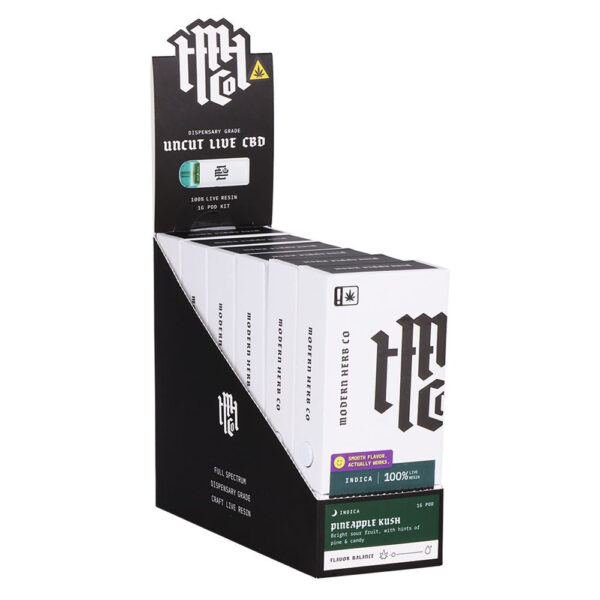 Modern Herb Co Live Uncut CBD Pod Starter Kit | 1g | 6ct Display - Image 2