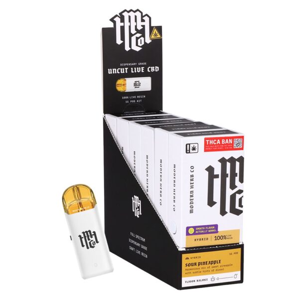 Modern Herb Co Live Uncut CBD Pod Starter Kit | 1g | 6ct Display - Image 3